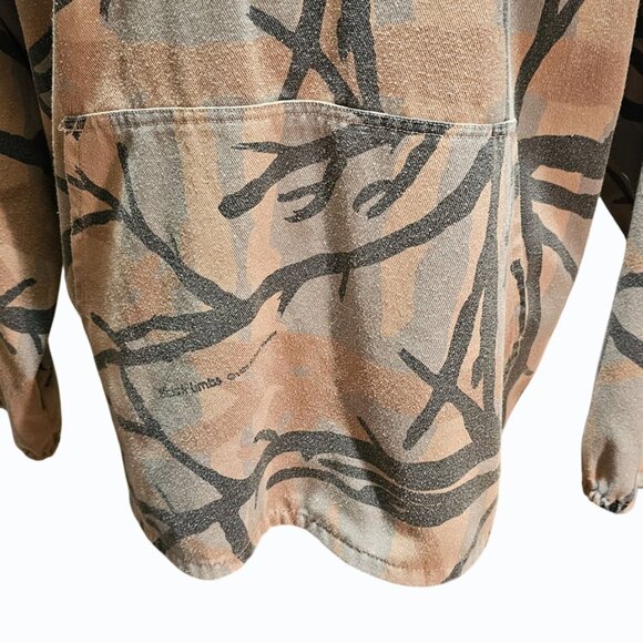 Vtg. Camo Hunting Jacket Robert Hoague Sticks n Limbs 1988 Modern Camouflage USA - Picture 5 of 11